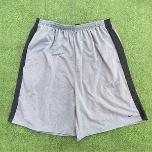 Nike Mens Y2K basketball shorts gray black size XLT Preowned activewear